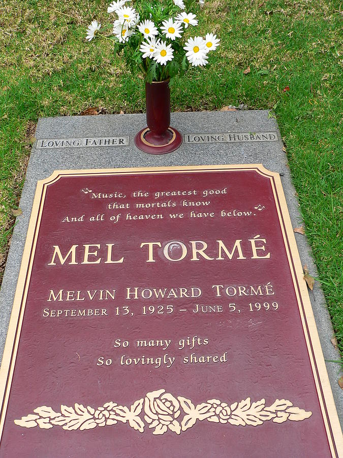 Mel Torme Grave Photograph by Jeff Lowe