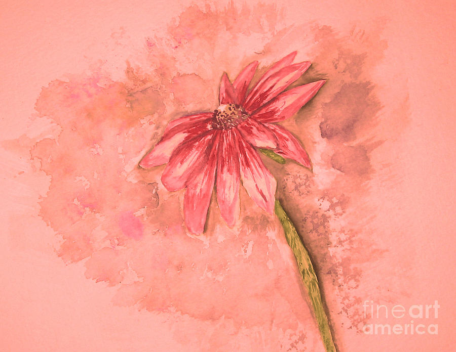 Watercolor Painting - Melancholoy by Crystal Hubbard Watercolor Painting - Melancholoy by Crystal Hubbard