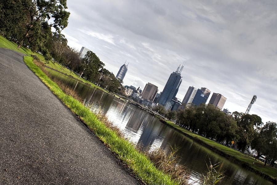 Melbourne Photograph - Melbourne by the Yarra by Brad Mauro