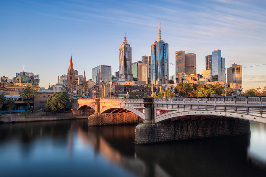 Melbourne City Photograph by Wei Xu