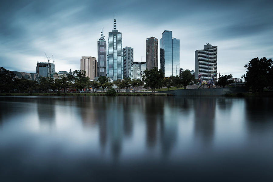 Melbourne Skyline Photograph by Matteo Colombo