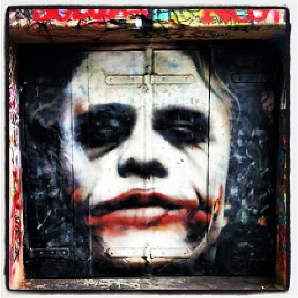 Batman Movie Photograph - #melbourne #streetart #spray #graffiti by Katie Ball