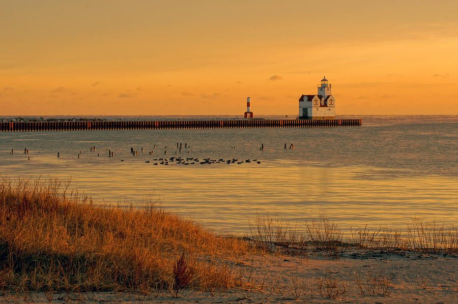 Mellow Morning in Kewaunee Photograph by Bill Pevlor