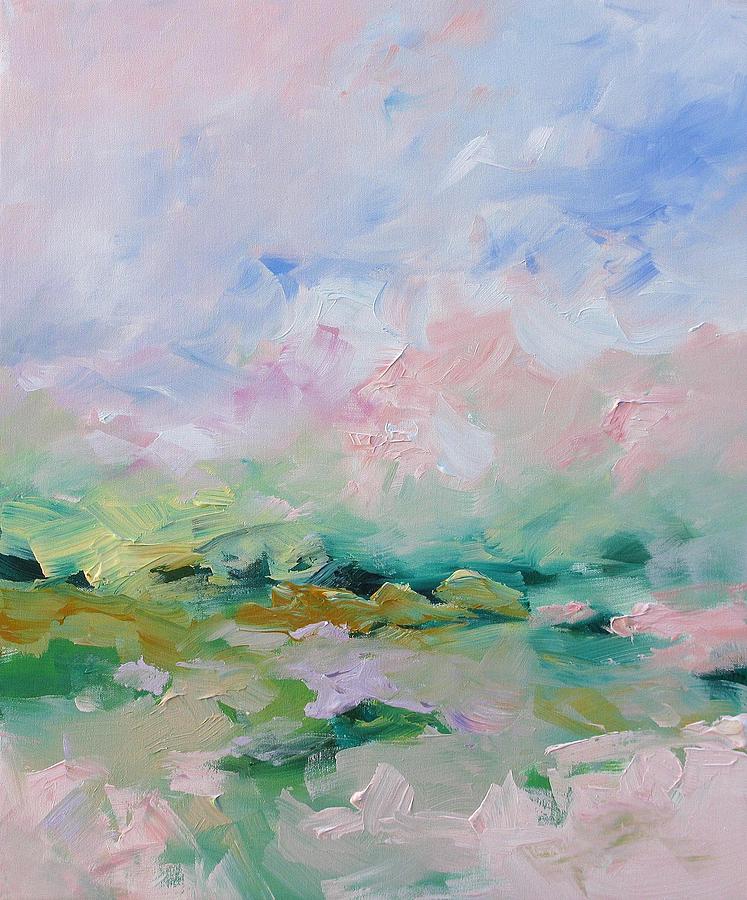 Mellow Skies Painting by Linda Monfort