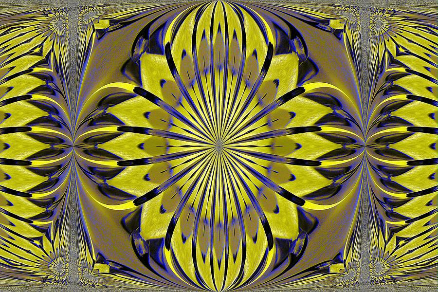 Pattern Photograph - Mellow Yellow by Gayle Berry
