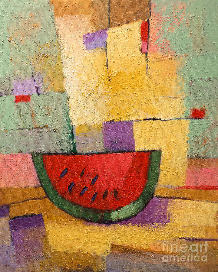 Melon Painting by Lutz Baar