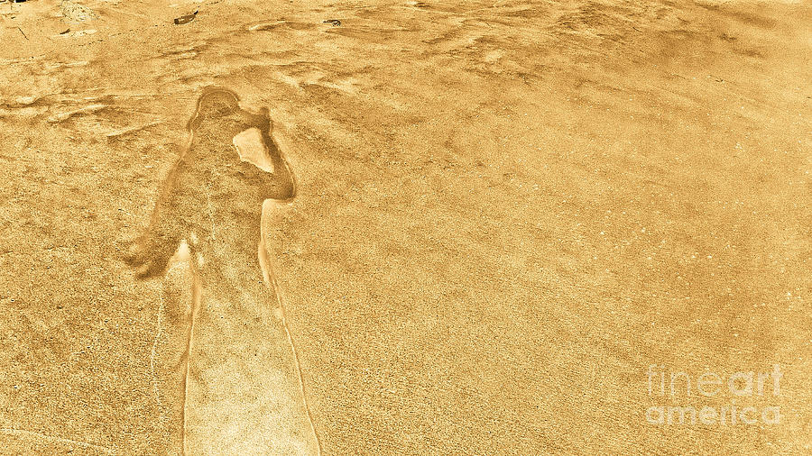 Melting Sand Digital Art by Fei A
