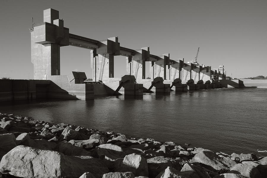 Melvin Price Locks and Dam Photograph by Scott Rackers