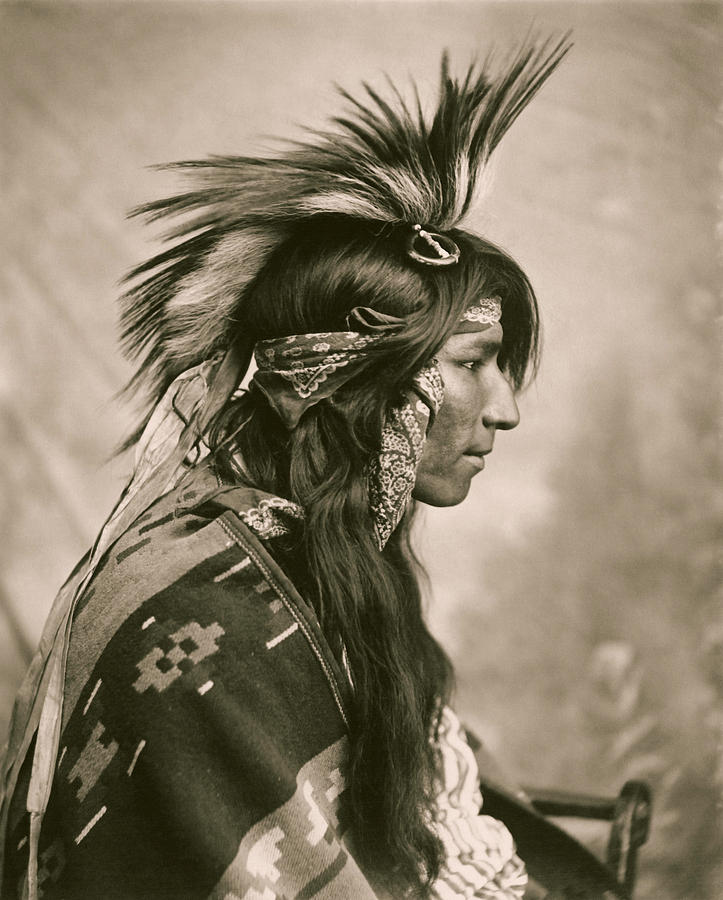 Member of the Cree Tribe - Saskatchewan 1903 Photograph by Mountain ...