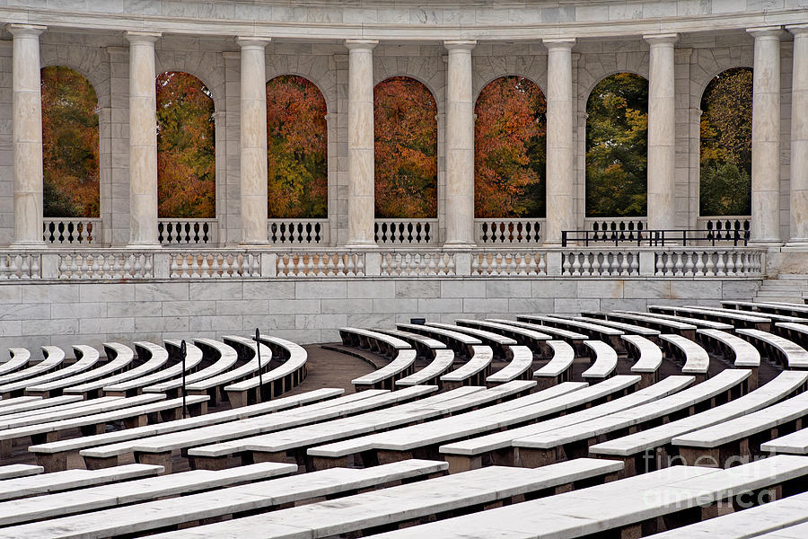 Memorial Amphitheater Photograph by Jerry Fornarotto