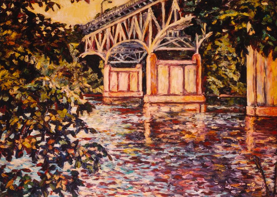Memorial Bridge Painting by Kendall Kessler