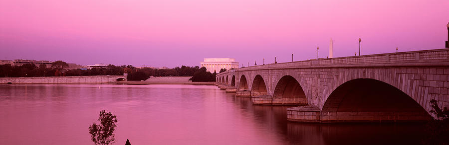 Lincoln Memorial Photograph - Memorial Bridge, Washington Dc by Panoramic Images