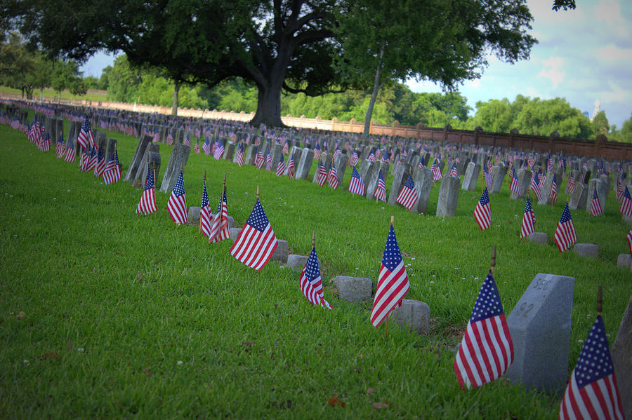 Flag Photograph - Memorial Day by Beth Vincent