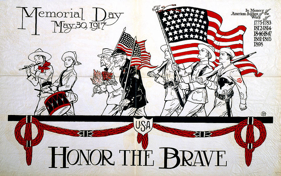 Memorial Day Poster Painting by Granger