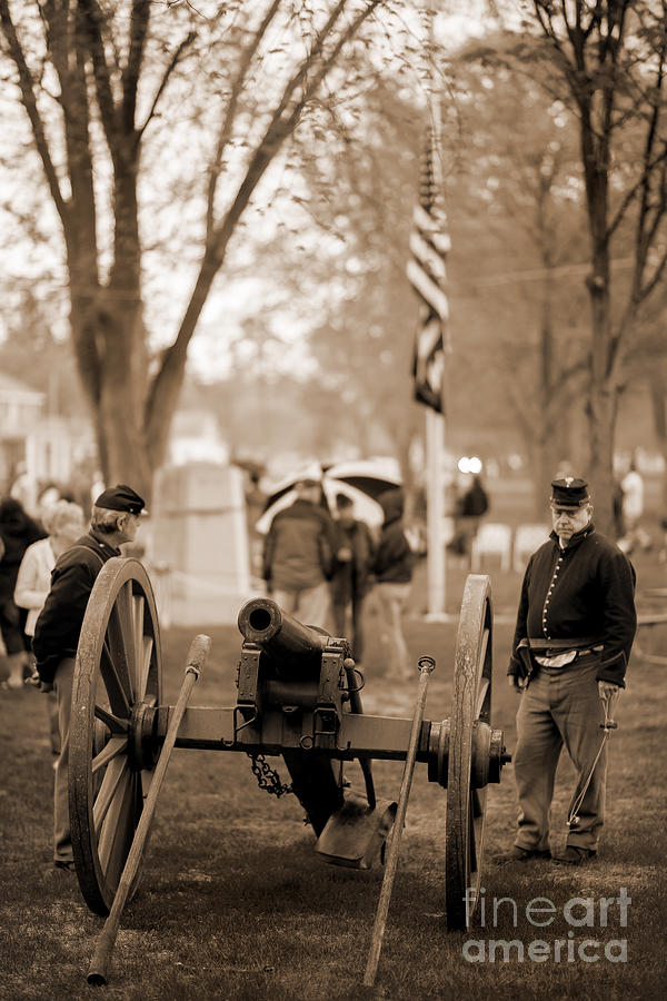 Civil War Photograph - Memorial Day Salute   by Randall Cogle