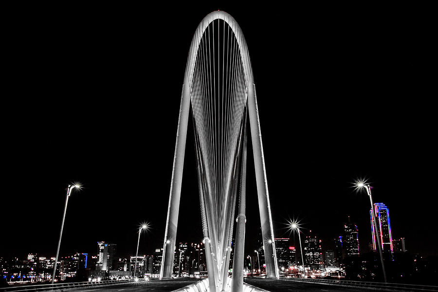 Dallas Photograph - Memorial- Margaret H. H. Bridge by Christen Weber