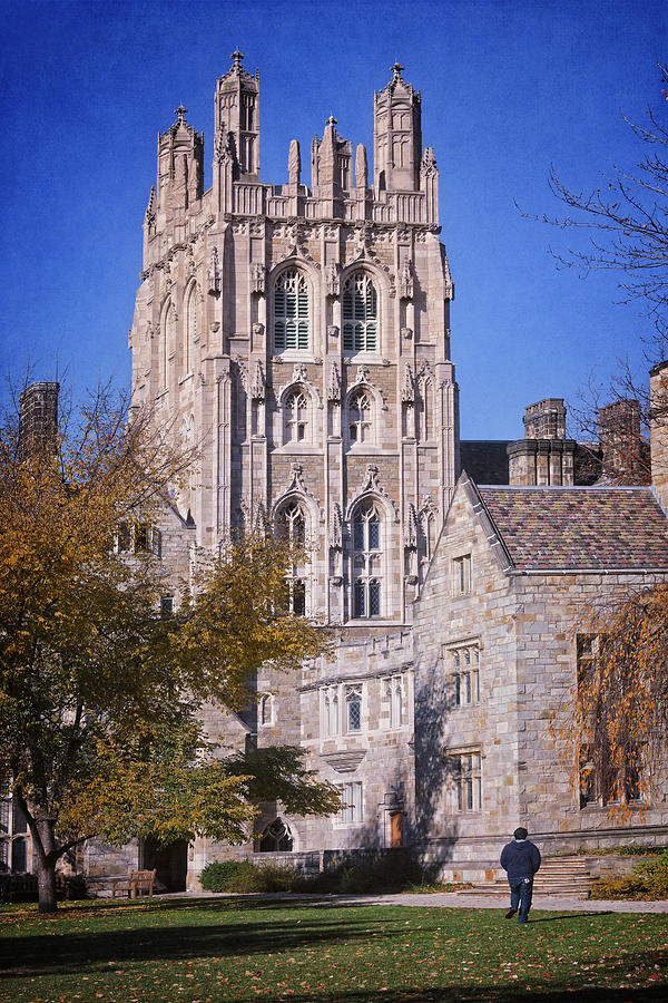 Architecture Photograph - Memorial Quadrangle Yale University by Joan Carroll
