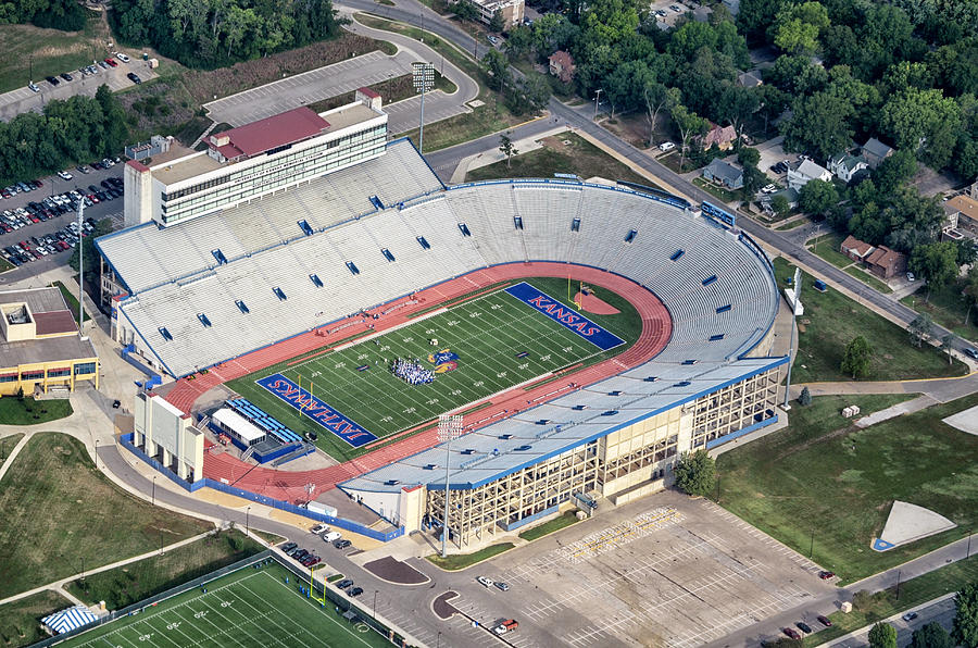 Memorial Stadium University of Kansas Photograph by Georgia Clare