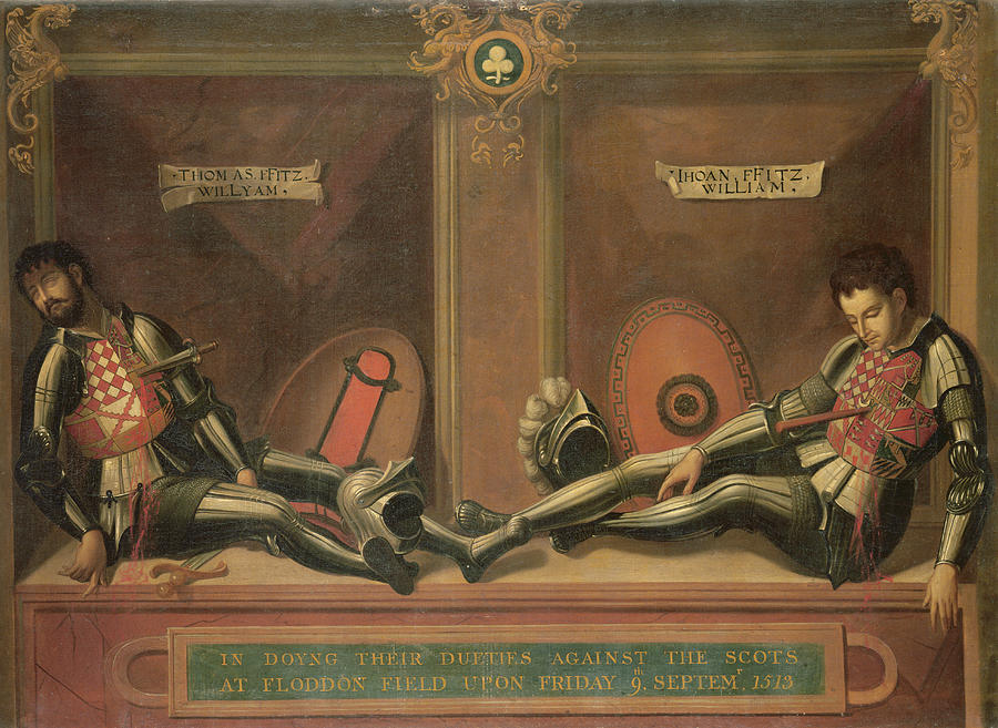 Knight Painting - Memorial To John And Thomas by English School