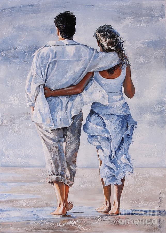 Impressionism Painting - Memories of love by Emerico Imre Toth