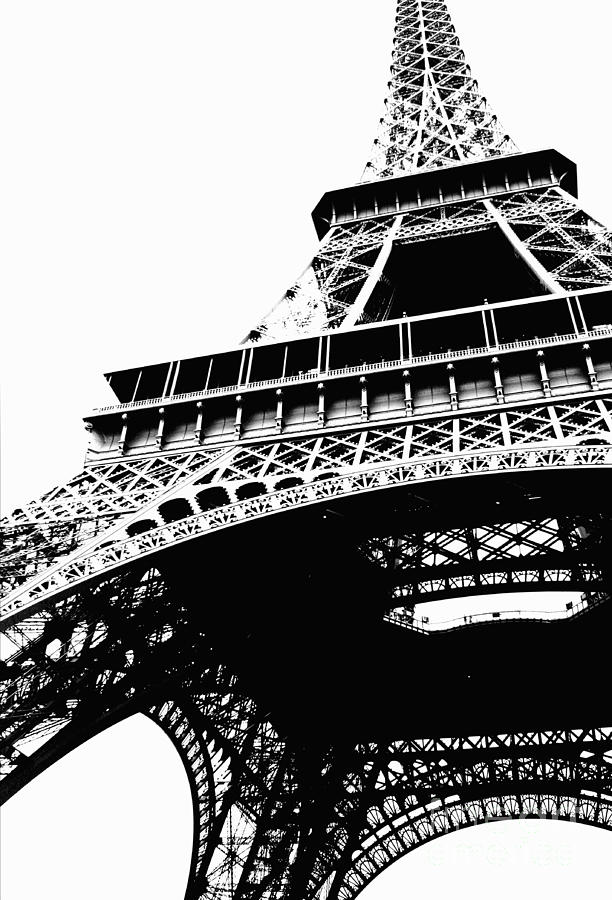 Eiffel Tower Silhouette Photograph by Carol Groenen
