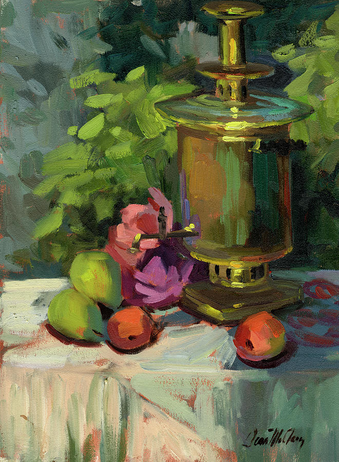 Rose Painting - Memories of Sergei by Diane McClary