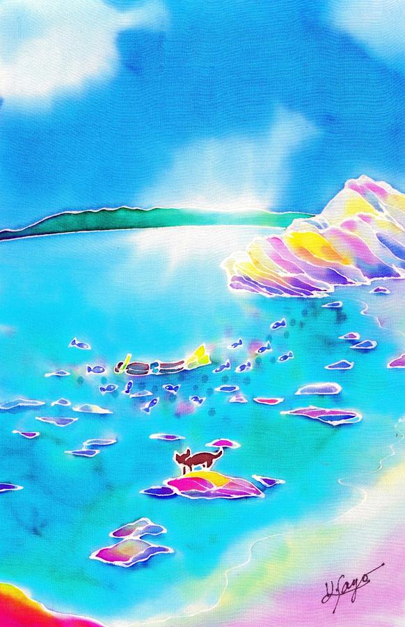 Memories of summer holidays Painting by Hisayo OHTA