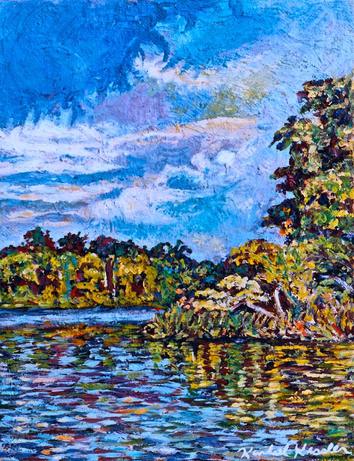 Memory of Sallies Cove Painting by Kendall Kessler
