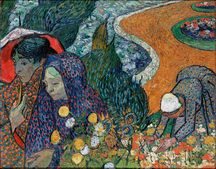 Vincent Van Gogh Digital Art - Memory of the Garden at Etten by Vincent Van Gogh