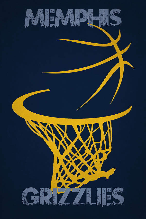 Grizzlies Photograph - Memphis Grizzlies Hoop by Joe Hamilton Grizzlies Photograph - Memphis Grizzlies Hoop by Joe Hamilton
