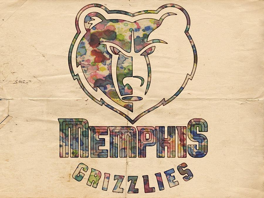 Memphis Grizzlies Poster Art Painting By Florian Rodarte - Pixels