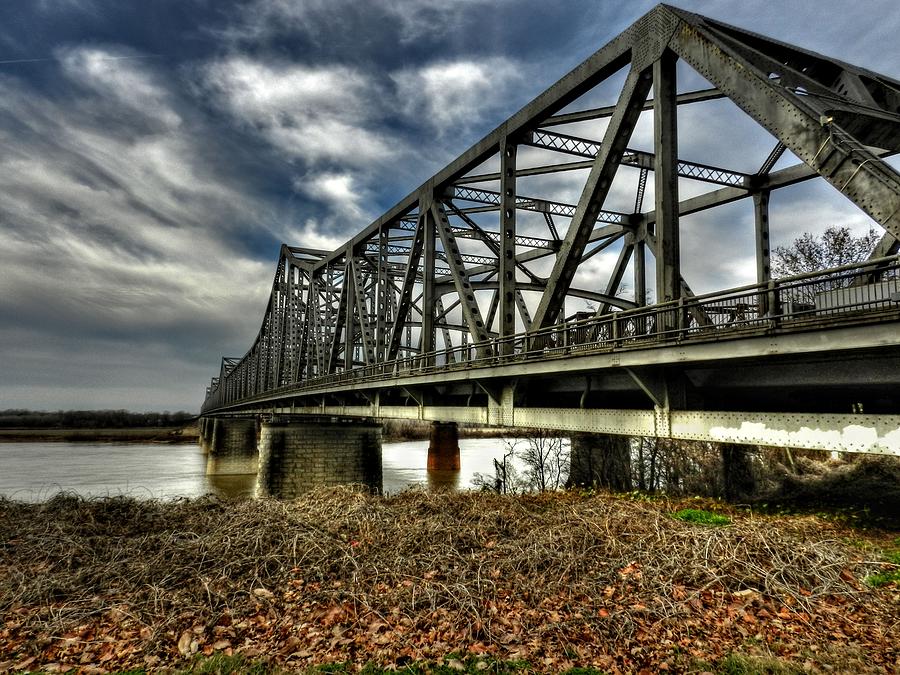Bridge Photograph - Memphis - Memphis and Arkansas Bridge 001 by Lance Vaughn