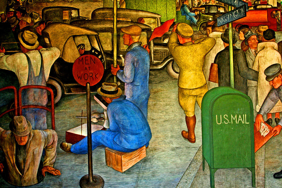 San Francisco Photograph - Men At Work by Joseph Coulombe