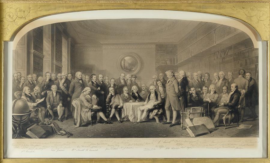 Men Of Science Living In 1807-8 Engraving Photograph by Royal Institution Of Great Britain / Science Photo Library
