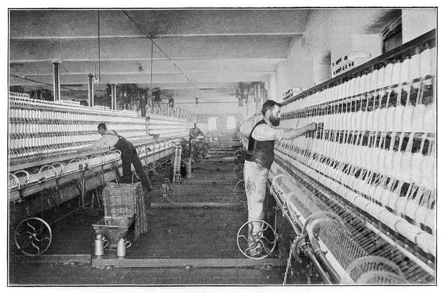 Men Working In A Lancashire Photograph by Mary Evans Picture Library ...