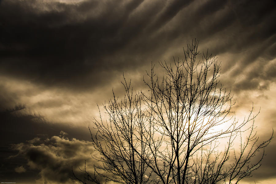 Menacing Winter Sky Photograph by Mick Anderson