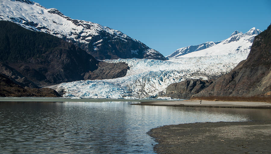 Mendenhall Glacier in Alaska Photograph by Marilyn Wilson
