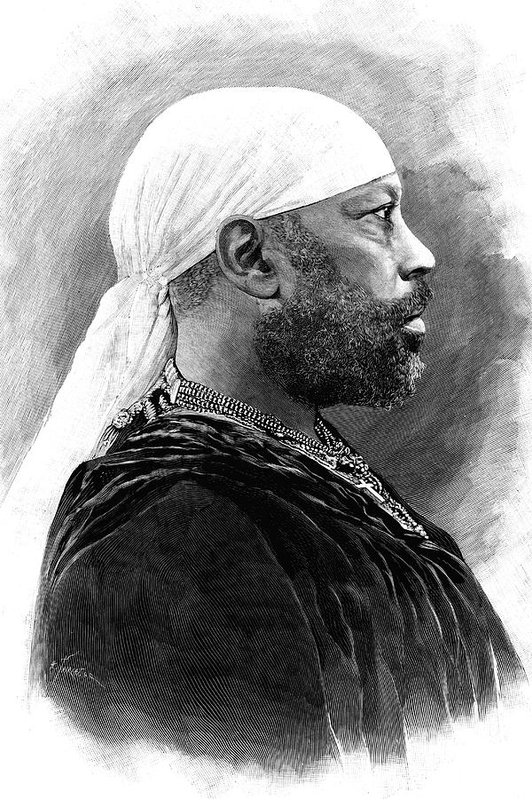 Menelik II Of Ethiopia Photograph by Collection Abecasis