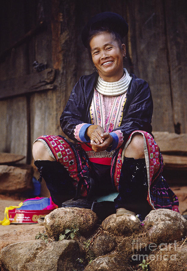 Meo Tribal Woman - Chiang Mai Thailand Photograph by Craig Lovell