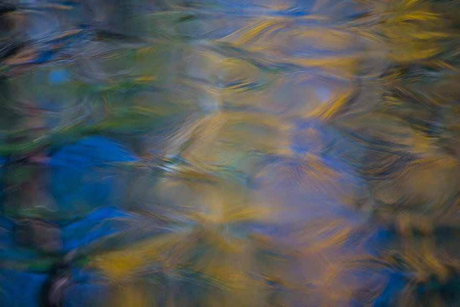 Merced River Reflections Photograph by Larry Marshall