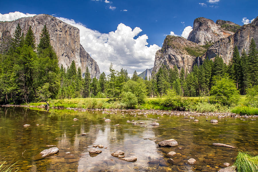 Merced river Yosemite Valley  Photograph by Pierre Leclerc Photography