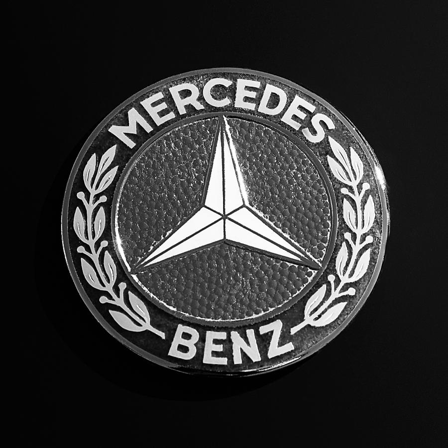 190SL Emblem Photograph by Reger