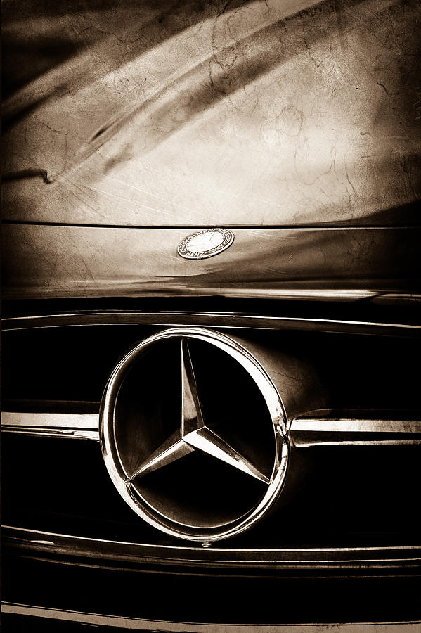 Mercedes-Benz Grille Emblem Photograph by Jill Reger