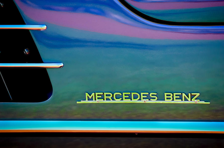 Mercedes-Benz Side Emblem Photograph by Jill Reger