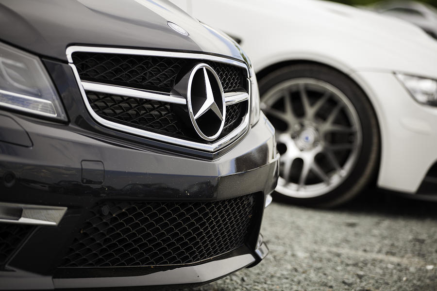 Mercedes C63 AMG and BMW M3 Photograph by Tomeng