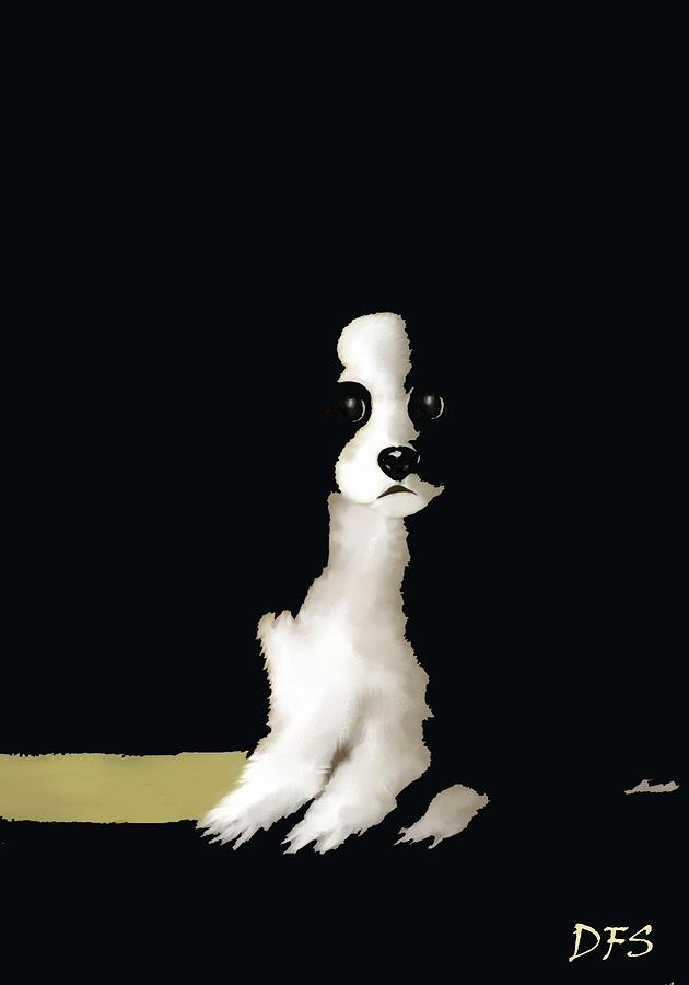 Mercedes - Our Cavalier King Charles Spaniel   No. 6 Painting by Diane Strain