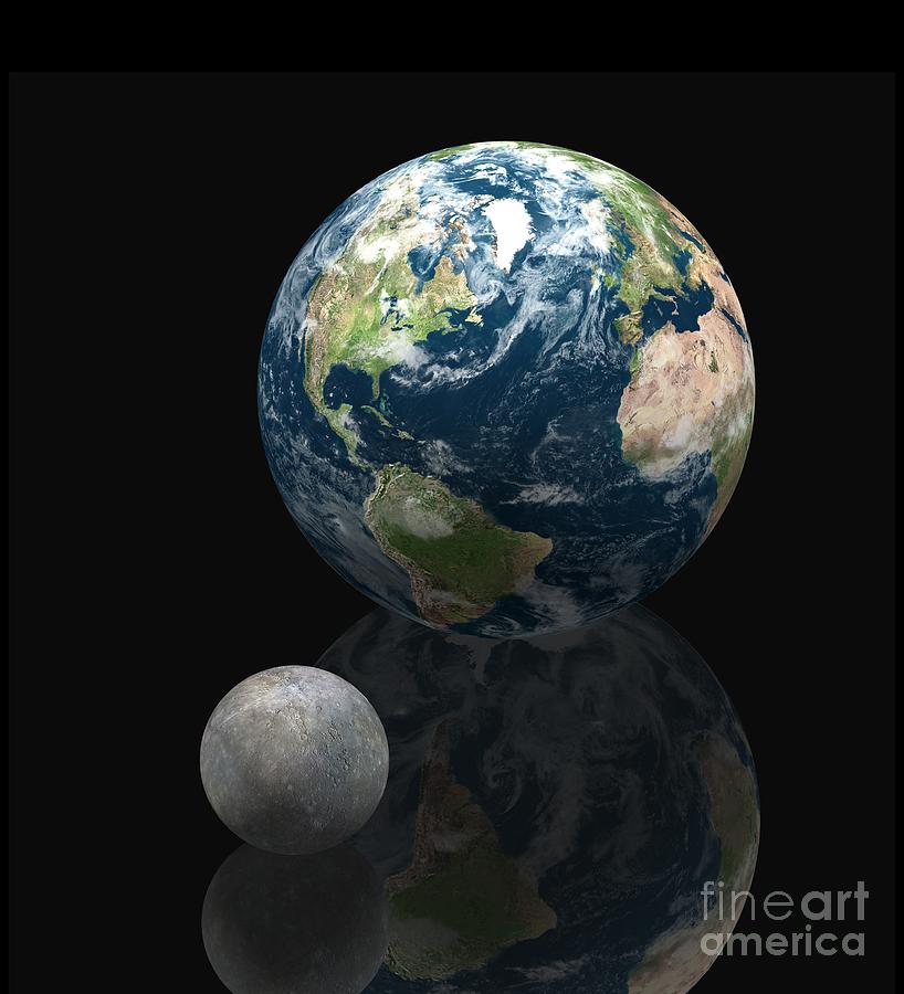 Mercury And Earth, Artwork Photograph by Carlos Clarivan - Fine Art America