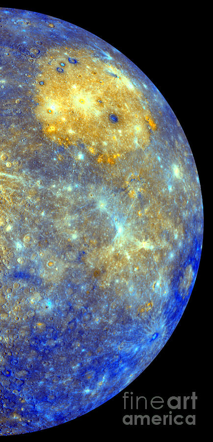 Mercury Color Mosaic Photograph by Science Source