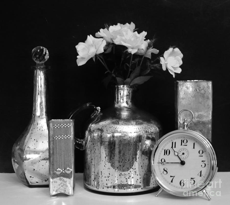 Still Life Photograph - Mercury Glass Still Life by Marsha Heiken