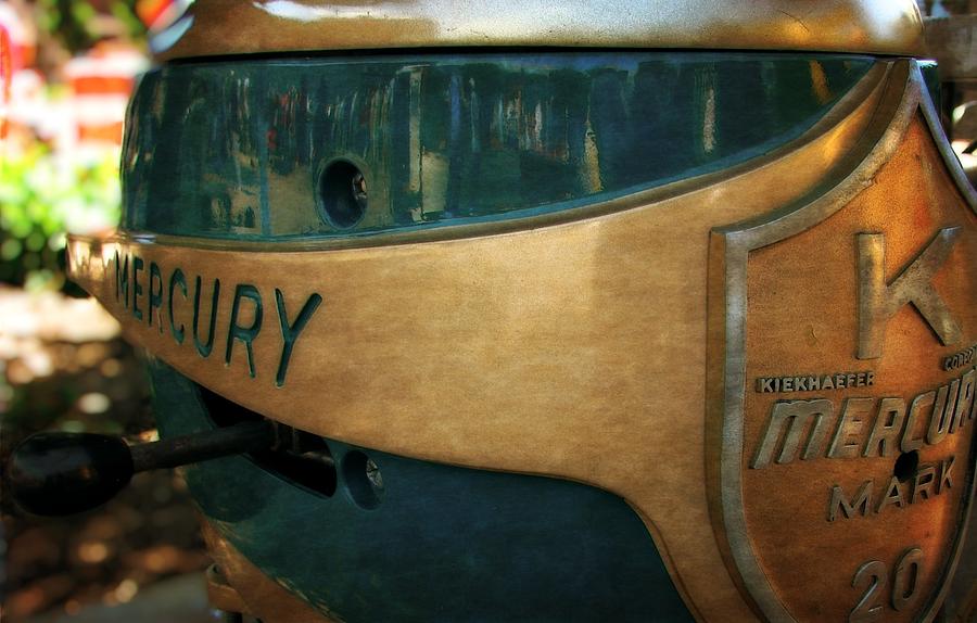 Classic Photograph - Mercury Mark 20 Outboard Motor by Michelle Calkins